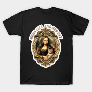 Mona Lisa and her cat T-Shirt